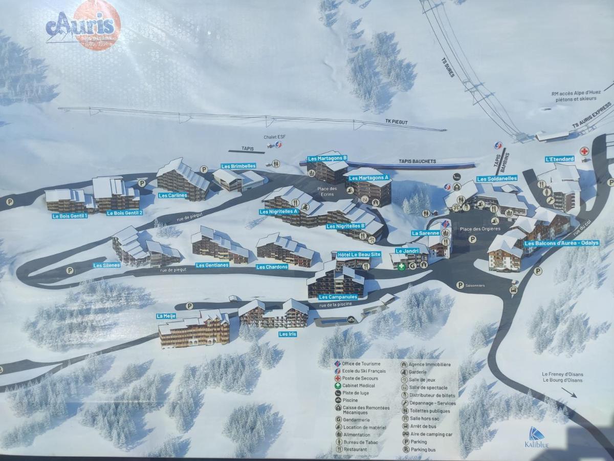 Les Iris T2 Station Alpe Huez Lejlighed Auris Eksteriør billede